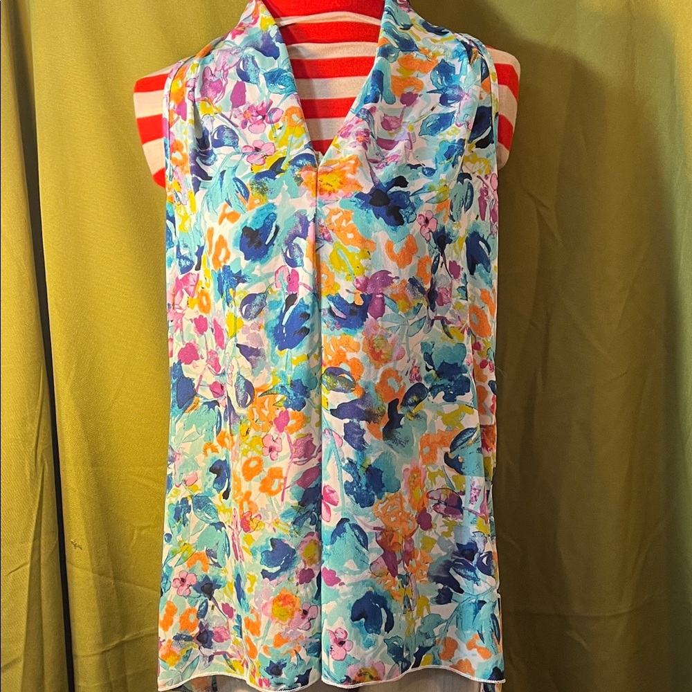 Spense High Low  Floral Summer Top